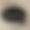 Patch écusson thermocollant - bulle message lettre hello / noir blanc ** 5 x 3, 5 cm ** applique à repasser