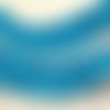 Dentelle plissée 3 rangs / turquoise ** 6 cm ** galon voile organza froncé feston - vendu par 50 cm - df09