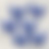 Boutons bois - papillon / bleu lavande ** 25 x 18 mm ** bouton fantaisie 2 trous - vendu à l'unité - bb30