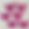 Boutons bois - papillon / rose fuchsia ** 25 x 18 mm ** bouton fantaisie 2 trous - vendu à l'unité - bb30