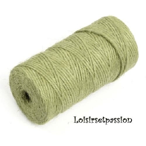 Cordon corde ficelle, chanvre jute / beigeasse ** 2 mm ** création rustique et naturelle - vendu par 5 mètres