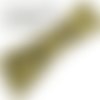 Ruban galon croquet zig zag serpentine / or doré clair scintillant ** 5 mm ** ruban brillant glitter - vendu au mètre