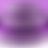 Ruban galon vichy carreaux - violet / blanc ** 10 mm ** vendu au mètre