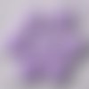 Lot de 6 petits boutons / lilas ** 11 mm ** bouton rond en résine - layette couture poupée bébé scrapbooking - br11mm
