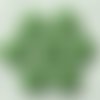 Lot de 6 petits boutons / vert kaki clair ** 11 mm ** bouton rond en résine - layette couture poupée bébé scrapbooking - br11mm