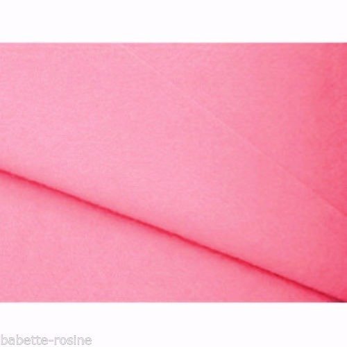 ** 20 x 30 cm ** rose - feuille coupon tissu feutrine - épaisseur 1,5 mm