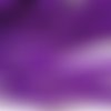 Ruban pompons / violet ** 10 mm ** galon biais frange - vendu par 50 cm