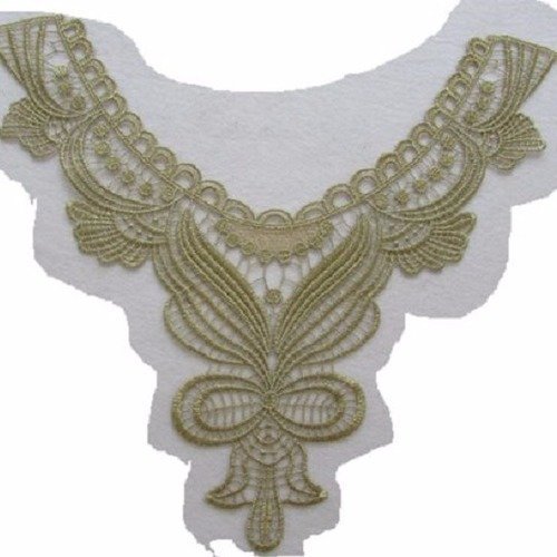 Applique de fleur rose brodée, patch en dentelle à coudre, bricolage