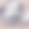 10 mètres de ruban voile organza ** 10 mm ** gris perle
