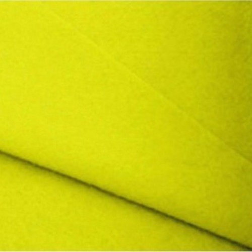 ** 25 x 30 cm ** jaune fluo - feuille coupon tissu feutrine - épaisseur 1,5 mm