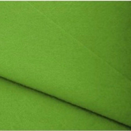 ** 25 x 30 cm ** vert pomme - feuille coupon tissu feutrine - épaisseur 1,5 mm