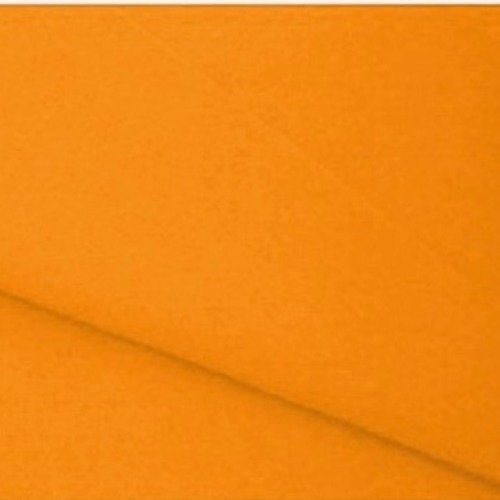 ** 25 x 30 cm ** orange - feuille coupon tissu feutrine - épaisseur 1,5 mm