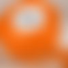 Ruban voile organza ** 6 mm ** orange - vendu au mètre