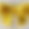 N°00 / jaune or - noeud sequin ** 5 x 4 cm ** applique scintillante - vêtements, accessoires, barrettes, fêtes