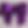 N°00 / violet - noeud sequin ** 5 x 4 cm ** applique scintillante - vêtements, accessoires, barrettes, fêtes