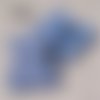 B22 / bleu ** 17 x 17 mm ** ourson nounours - bouton  tige plastique - vendu à l'unité -  couture