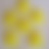 Bouton plat - ourson nounours / jaune soleil ** 16 x 20 mm ** vendu à l'unité - couture - b24