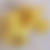 Bouton tige - cheval bascule / jaune ** 18 x 18 mm ** vendu à l'unité - tricot couture - b27