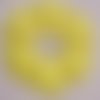 B13 / jaune soleil ** 15 x 15 mm ** coeur -  lot de 6 boutons en résine plat 2 trous - couture, layette, scrapbooking, carterie