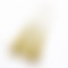 Pompon gland lurex ** 12 cm ** doré - vendu à l'unité