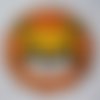 Écusson patch - chat ourson éponge bouclette ** 10 x 10 cm ** applique à coudre