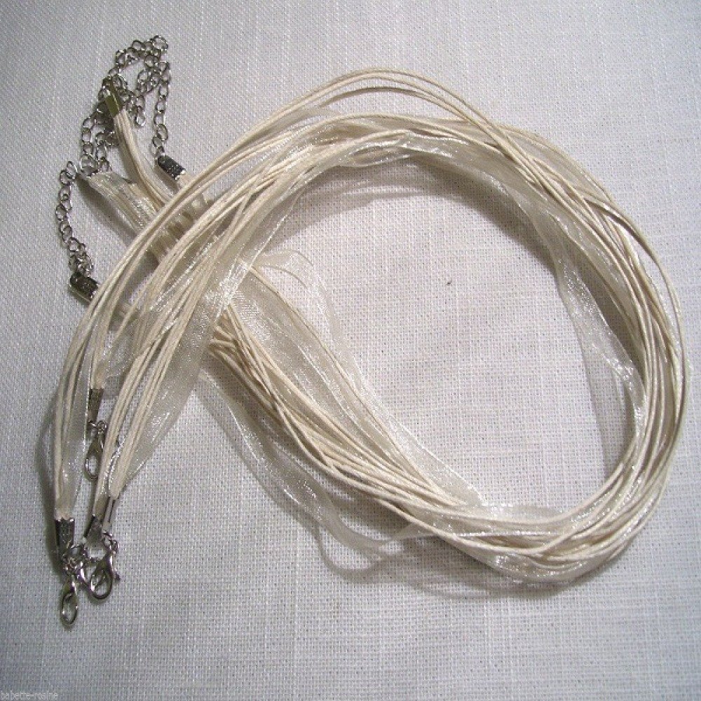 Fil coton ciré cordon pour bracelet pendentif et collier
