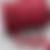 Ruban velours - n°10 / rouge carmin - galon scintillant paillette glitter ** 10 mm ** vendu au mètre