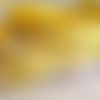 Ruban courbe volute arabesque - jaune soleil blanc ** 10 mm ** galon gros grain imprimé - vendu au mètre