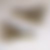 019 - breloque / charm - ciseaux cigogne miniature ** 15 x 26 mm ** bronze - vendu à l'unité