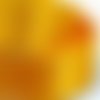 Ruban satin uni - 017 / jaune orange ** 38 mm ** galon simple face, vendu au mètre, mariage, fêtes, loisirs créatifs, noeuds