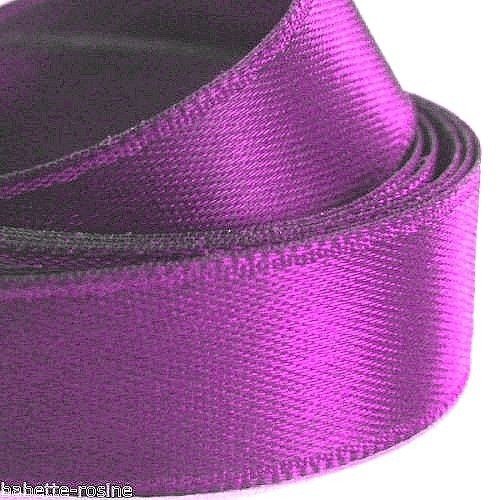 10 mètres de ruban satin uni - 107 / bois de rose ** 6 mm ** galon simple face, mariage, fêtes, loisirs créatifs, noeuds