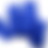 Élastique dentelle picot souple,  bleu roi, 20 mm, ruban galon, vendu par 50 cm
