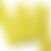 Élastique dentelle picot souple, jaune, 20 mm, ruban galon, vendu par 50 cm