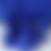 329 / bleu outremer - 50 cm de ruban biais élastique uni souple satiné ** 16 mm ** foe