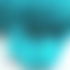 340 / turquoise clair - 50 cm de ruban biais élastique uni souple satiné ** 16 mm ** foe