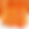 668 / orange - 50 cm de ruban biais élastique uni souple satiné ** 16 mm ** foe