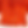 761 / orange vermillon - 50 cm de ruban biais élastique uni souple satiné ** 16 mm ** foe