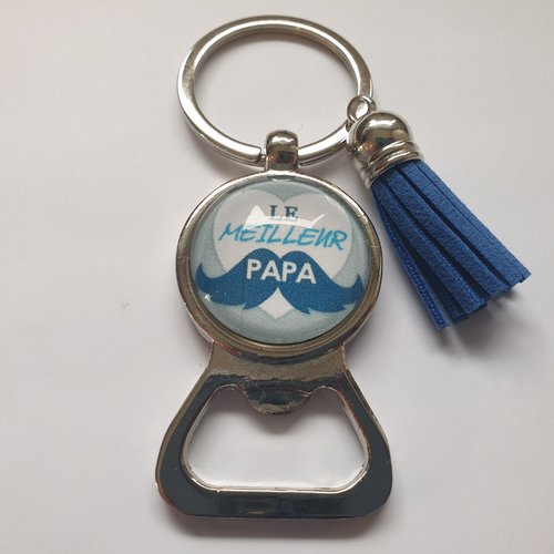 Porte clés papa, décapsuleur le meilleur papa,fêtes des pères