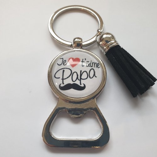 Porte clés papa, je t'aime papa,fêtes des pères