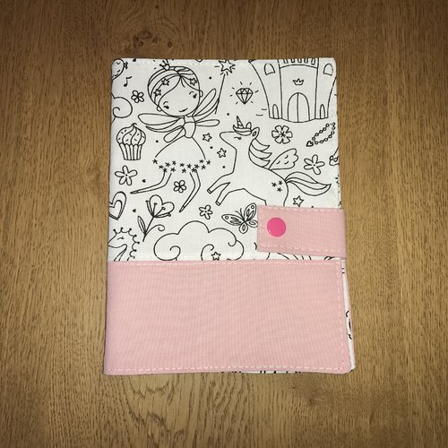 Livre à colorier princesse rose