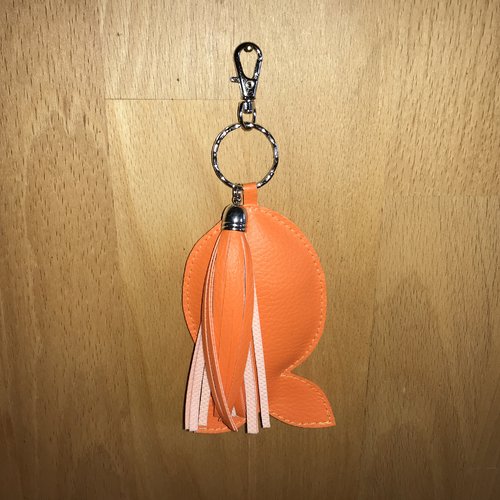 Porte-clés poisson orange