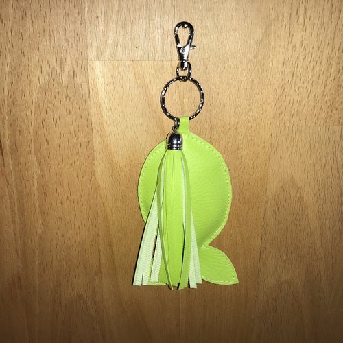 Porte-clés poisson vert anis