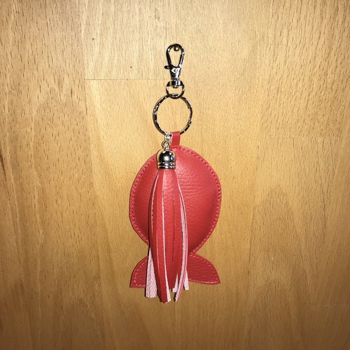 Porte-clés poisson rouge