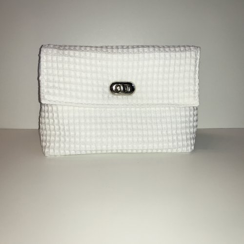 Trousse nid d’abeille blanc