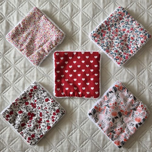 005bl - lot de 5 lingettes 10x10