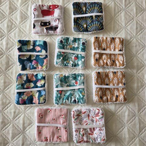 001dl - lot de 10 lingettes 7x7