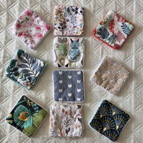 004dl (sse) - lot de 10 lingettes 7x7