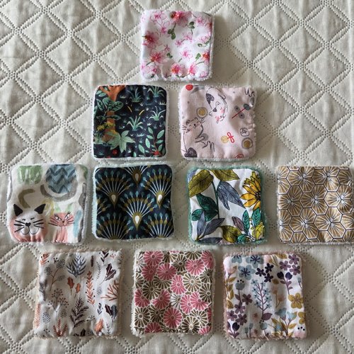 005dl (sse) - lot de 10 lingettes 7x7