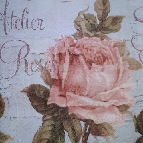 16 "serviette en papier" rose sublime