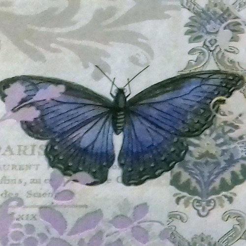 20 "serviette en papier" papillon & arabesques